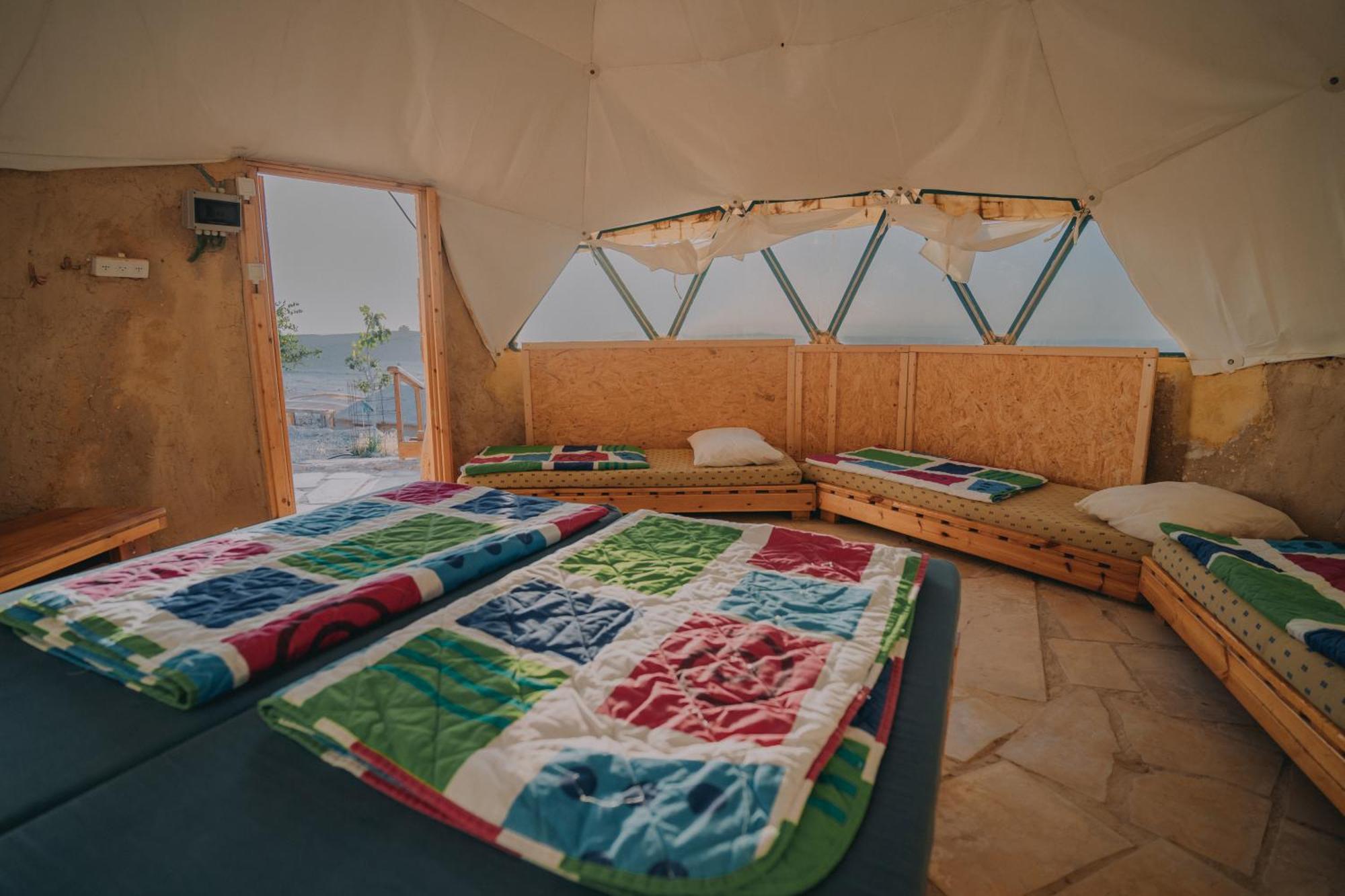 Desert Shade Camp חוות צל מדבר Villa Micpe Ramon Szoba fotó