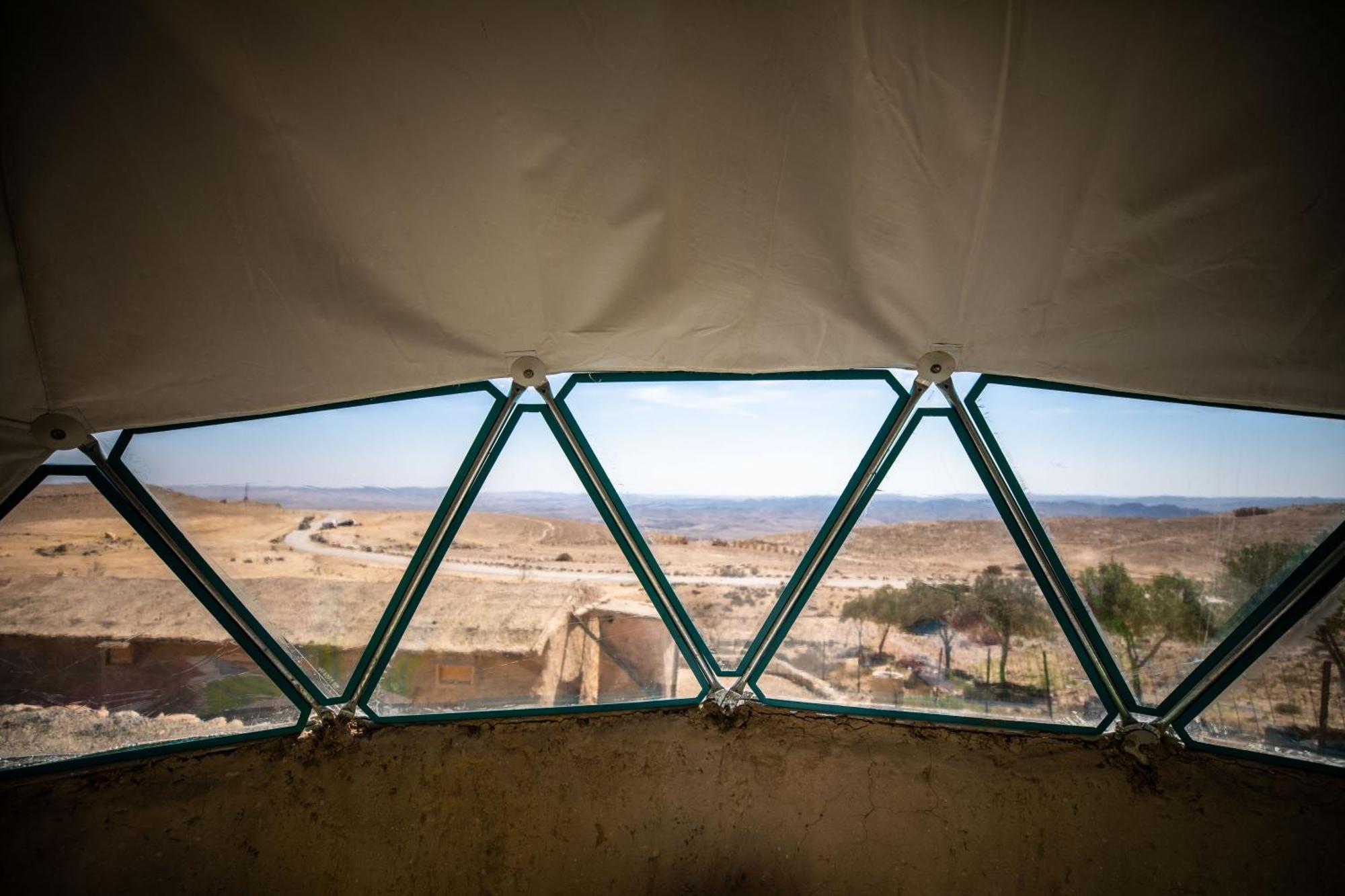 Desert Shade Camp חוות צל מדבר Villa Micpe Ramon Szoba fotó